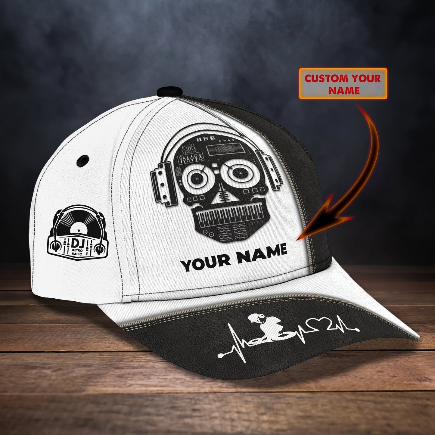 3D Classic Cap Dj 99 Personalized Name Cap Lasfour CA1179