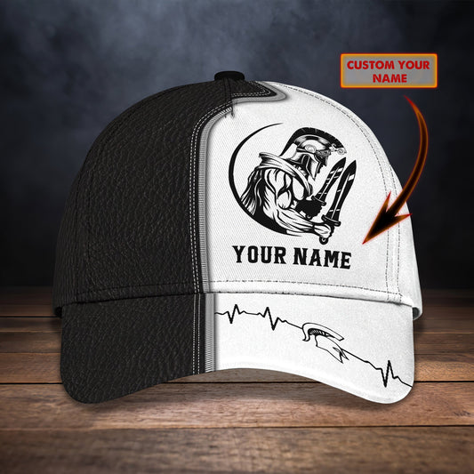 3D Classic Cap Spartan1 Personalized Name Cap Lasfour CA2261