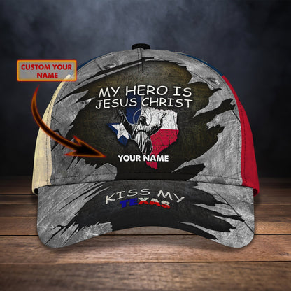3D Classic Cap Texas Personalized Name Cap120 Lasfour CA1682