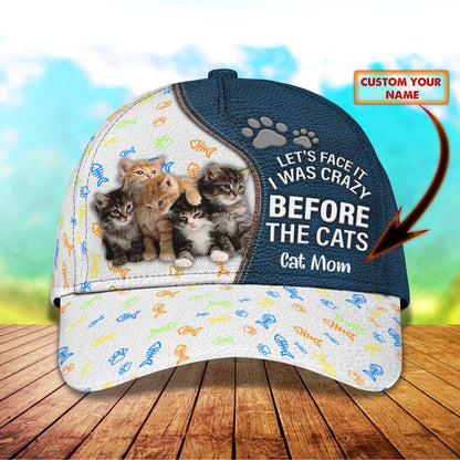 3D Classic Cap Cat Mom Name Cap668 Lasfour CA1311