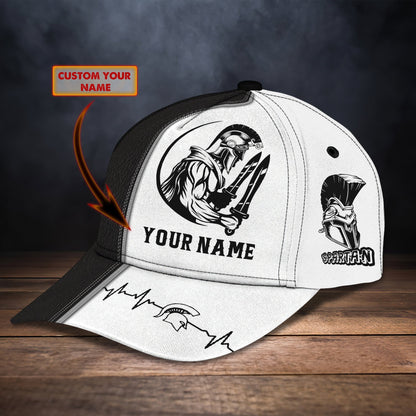 3D Classic Cap Spartan1 Personalized Name Cap Lasfour CA2261