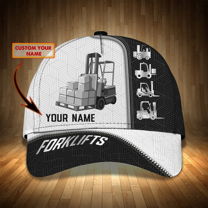 3D Classic Cap Forklifts Custom Name Cap 140 Lasfour CA0789