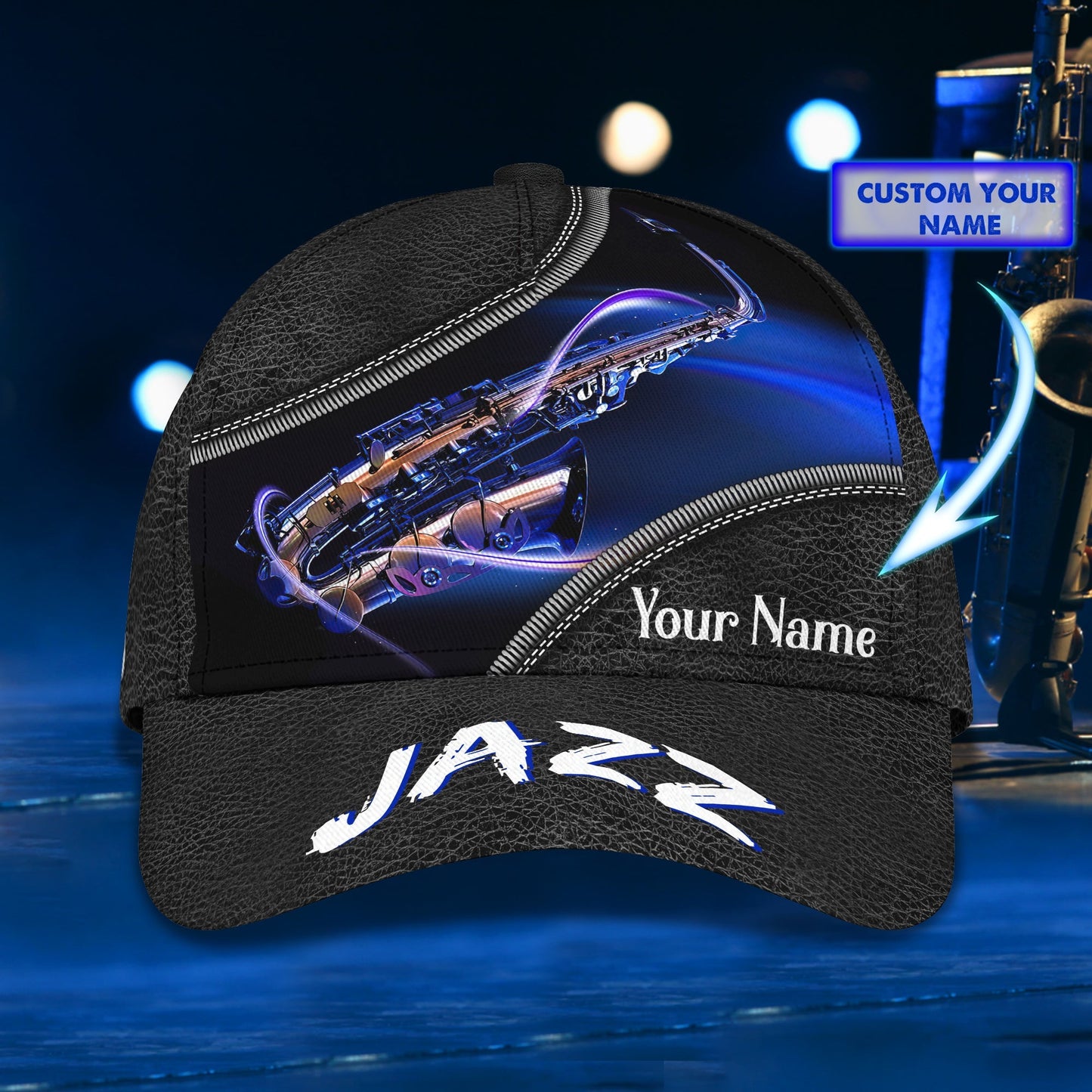 3D Classic Cap Saxophone Classic Cap 01 Lasfour CA2312