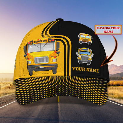 3D Classic Cap Bus Personalized Name Cap 95 Lasfour CA1295