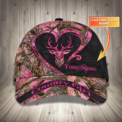 3D Classic Cap Country Girl Personalized Name Cap 1117 Lasfour CA2338