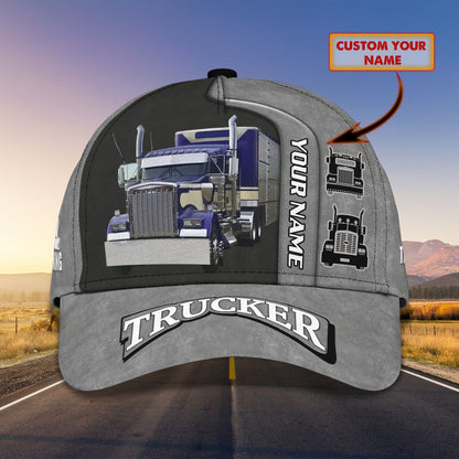 3D Classic Cap Trucker Personalized Name Cap 05 Lasfour CA1739