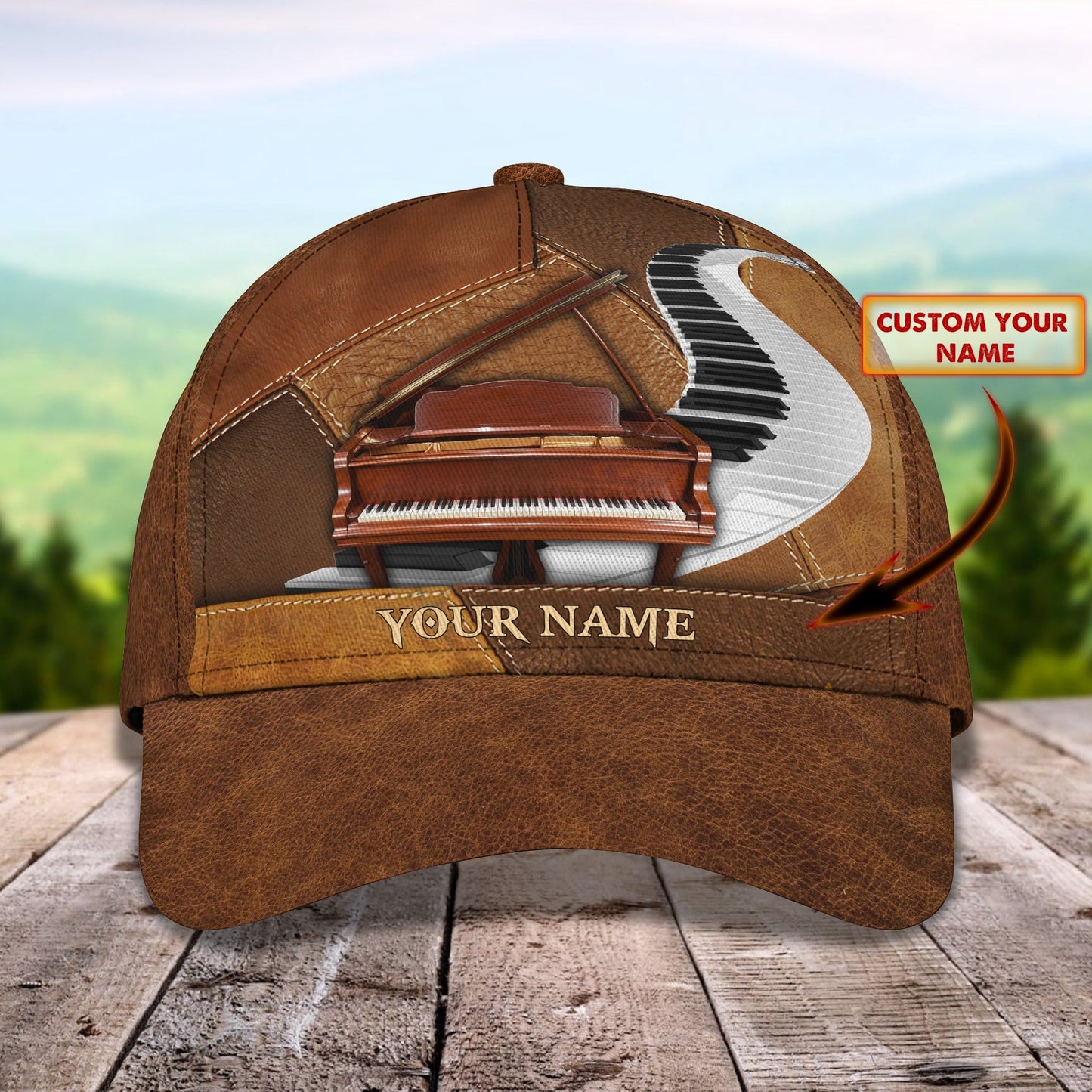 3D Classic Cap Classic Cap Piano 108 Lasfour CA2380