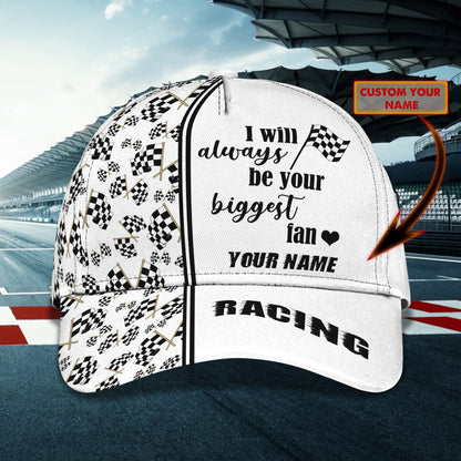3D Classic Cap Racing Personalized Name Cap Lasfour CA1378