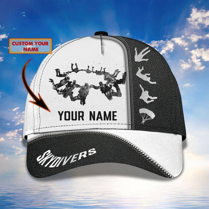 3D Classic Cap Love Skydivers Personalized Name Cap Lasfour CA0816