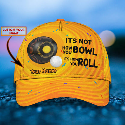 3D Classic Cap Lawns Bowls Personalized Name Cap 67 Lasfour CA2397