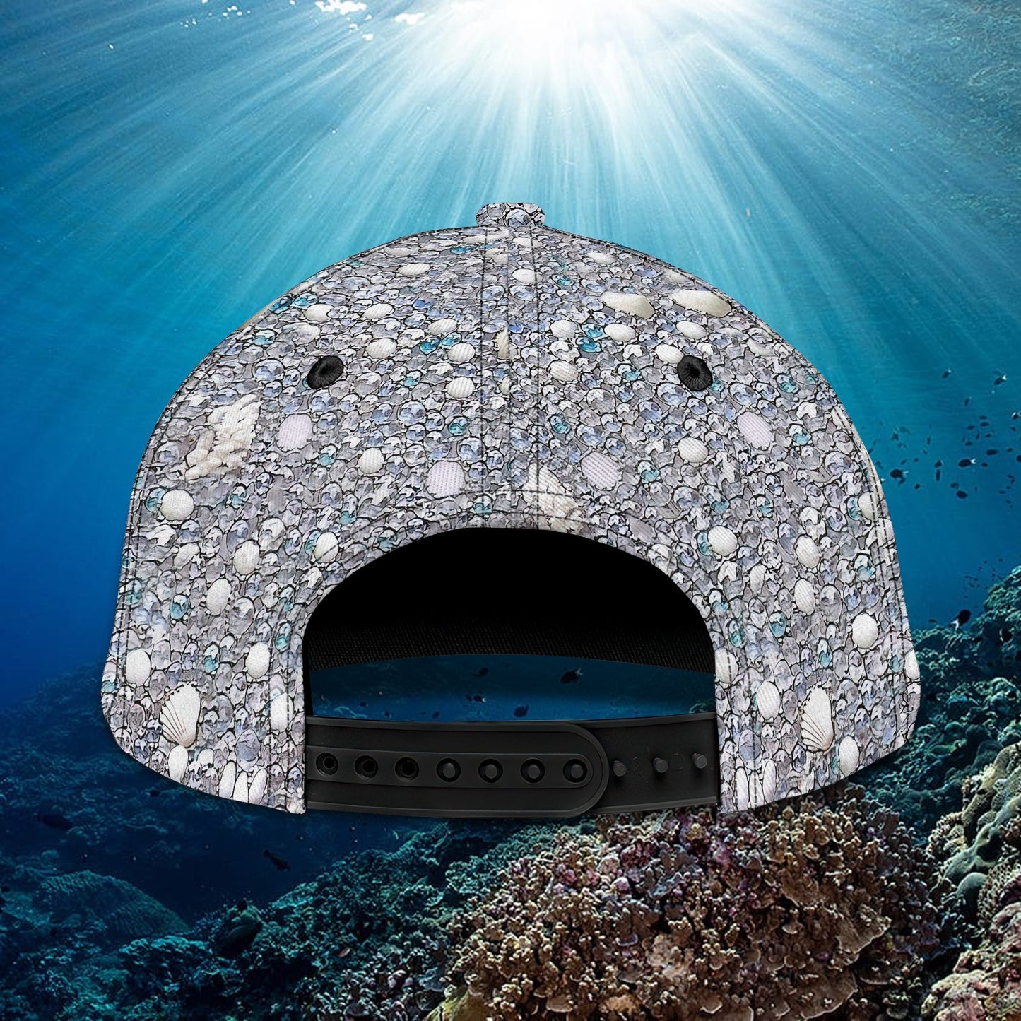 3D Classic Cap Mermaid 01 Personalized Name Cap Lasfour CA1381
