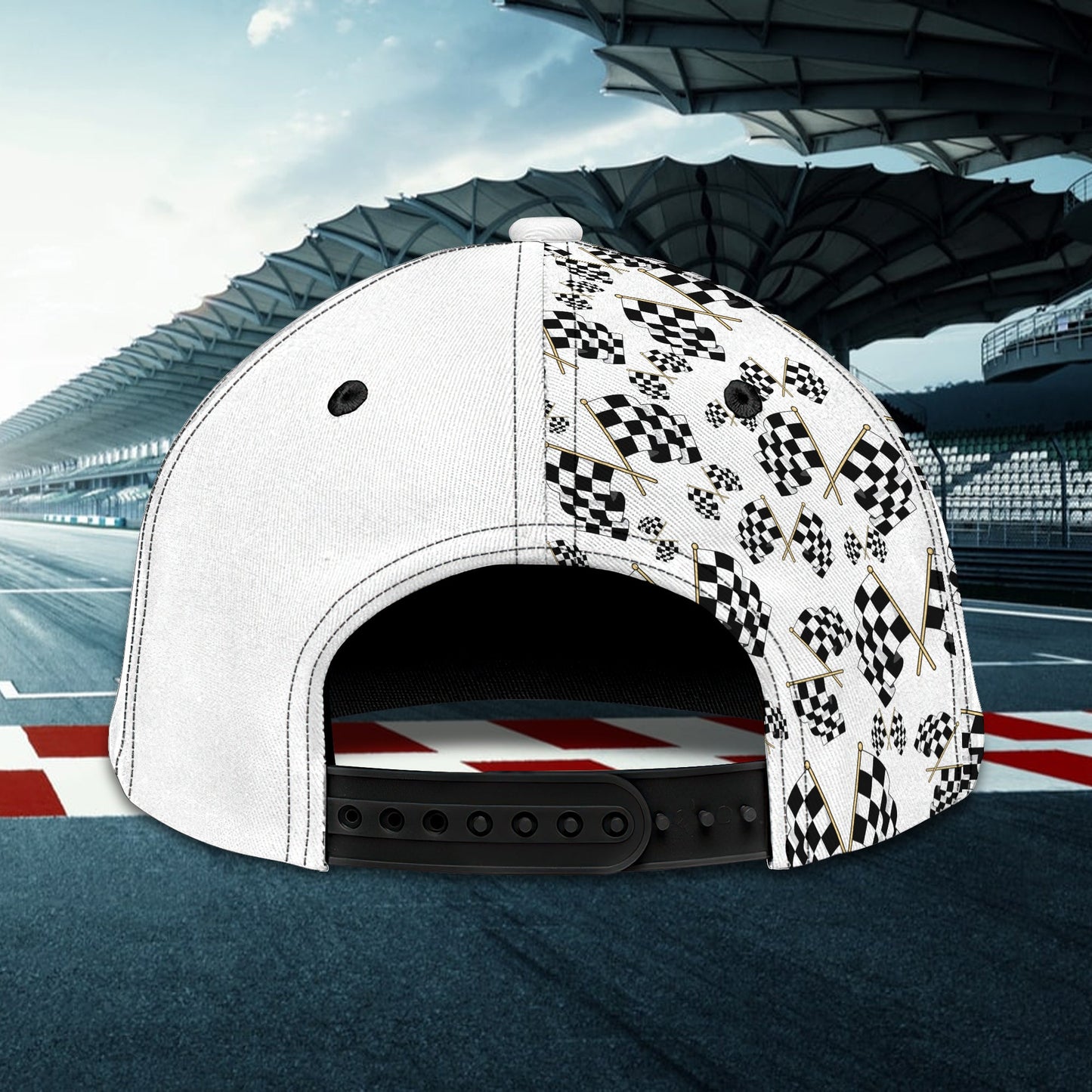 3D Classic Cap Racing Personalized Name Cap Lasfour CA1378