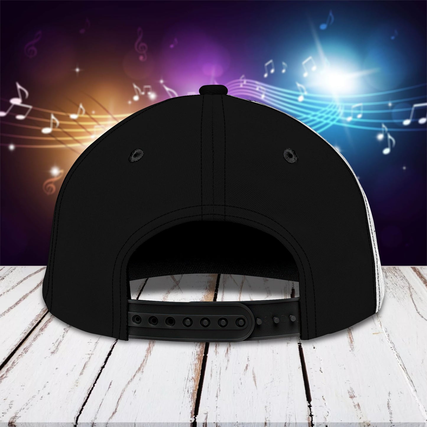 3D Classic Cap Piano Personalized Name Cap Lasfour CA1318