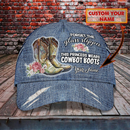 3D Classic Cap This Princess Wears Cowboy Boots Personalized Name Cap 28 Lasfour CA0871