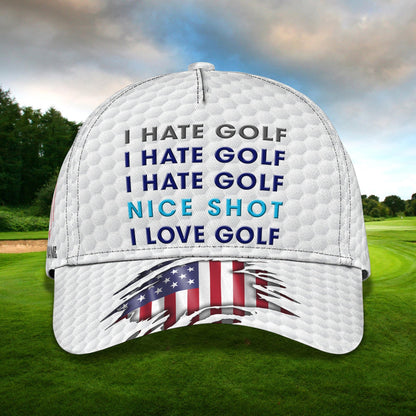 3D Classic Cap Golf 02Personalized Name Cap 187 Lasfour CA1052