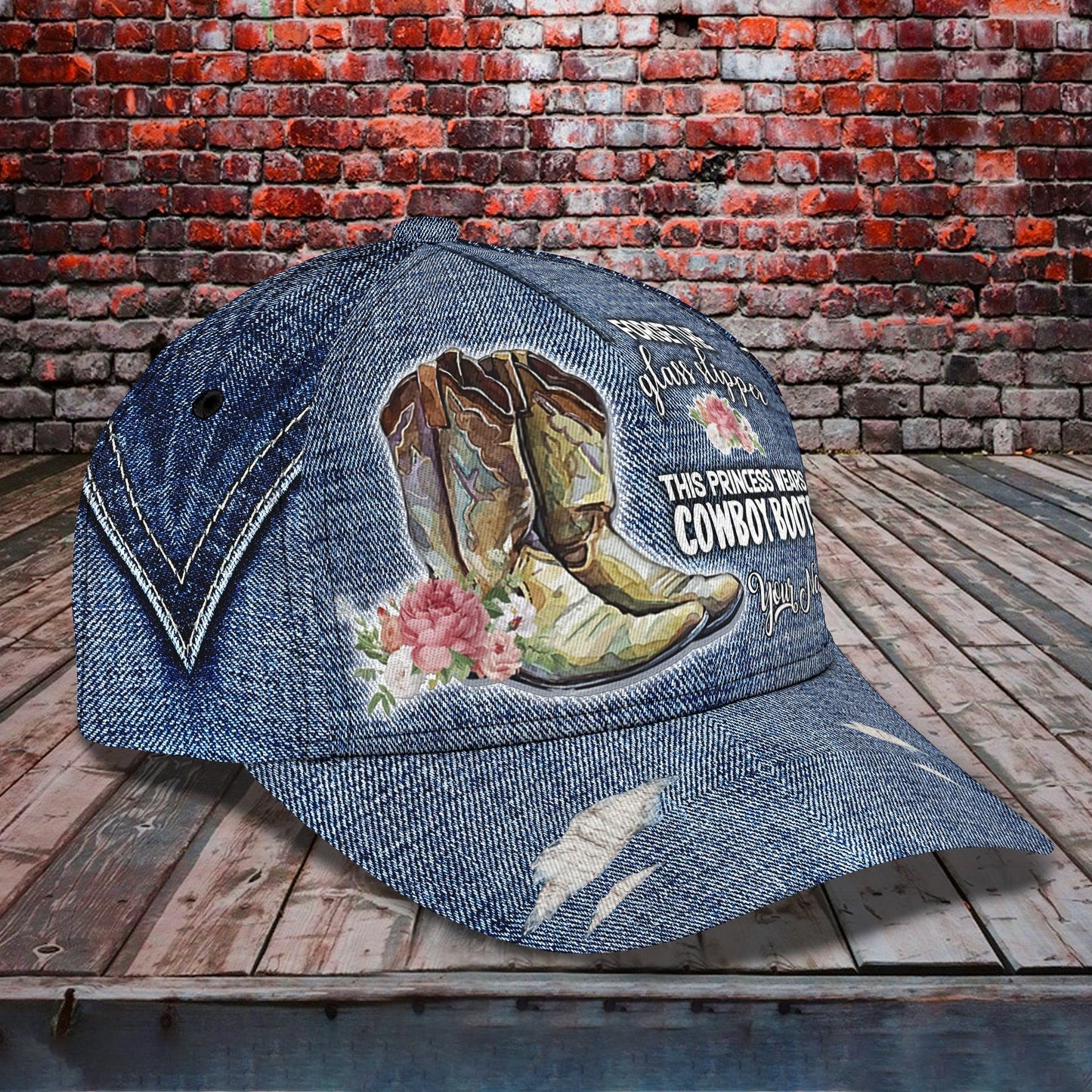 3D Classic Cap This Princess Wears Cowboy Boots Personalized Name Cap 28 Lasfour CA0871