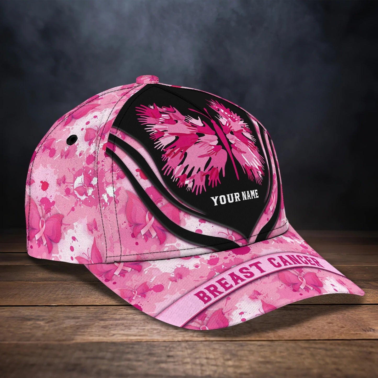 Custom Breast Cancer Pink Cap Hat For Women, To My Daughter Breast Cancar Survivor Gift CO1014