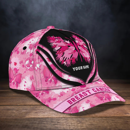 Custom Breast Cancer Pink Cap Hat For Women, To My Daughter Breast Cancar Survivor Gift CO1014