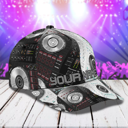 3D Classic Cap Dj 03 Personalized Name Cap Lasfour CA1114