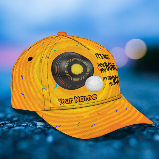 3D Classic Cap Lawns Bowls Personalized Name Cap 67 Lasfour CA2397