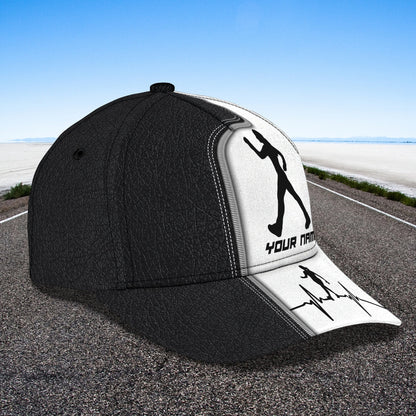 3D Classic Cap Race Walking Personalized Name Cap 01Lasfour CA1807