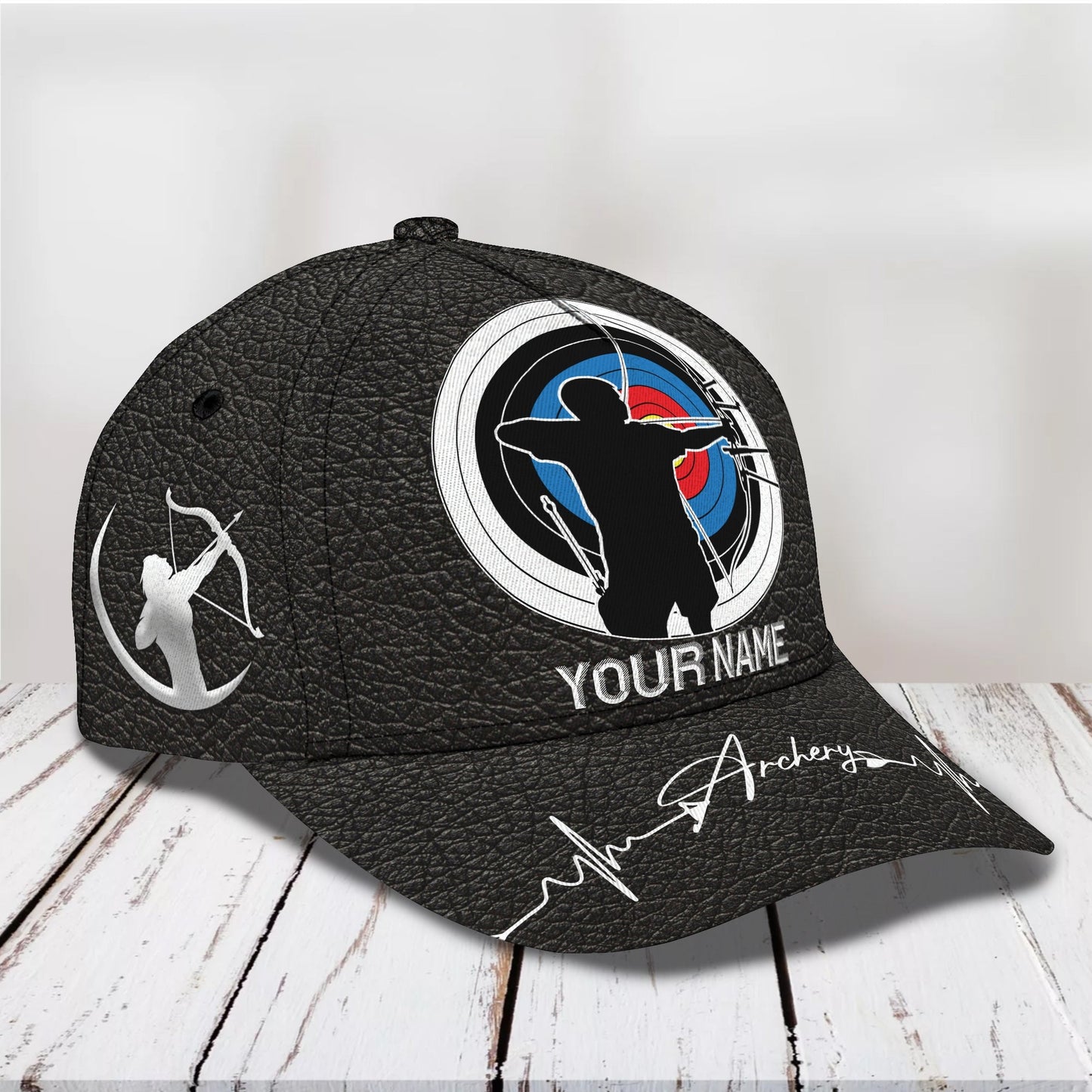 3D Classic Cap Archery 03 Personalized Name Cap Lasfour CA1050