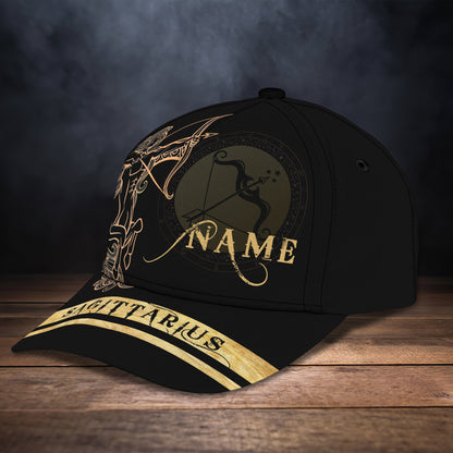 3D Classic Cap Sagittarius Personalized Name Cap 152 Lasfour CA1540