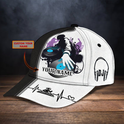 3D Classic Cap Dj Personalized Name Cap 180 Lasfour CA1112