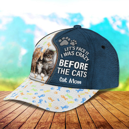 3D Classic Cap Cat Mom Name Cap668 Lasfour CA1311