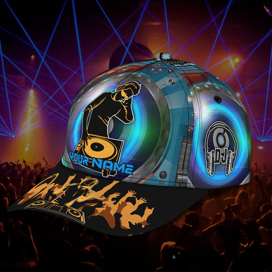 3D Classic Cap Dj Personalized Name Cap 190 Lasfour CA2368