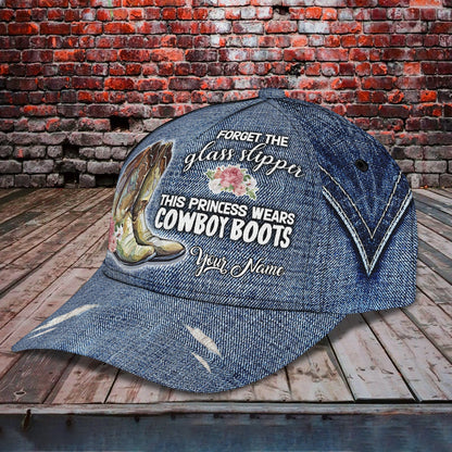 3D Classic Cap This Princess Wears Cowboy Boots Personalized Name Cap 28 Lasfour CA0871