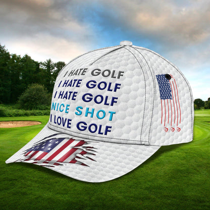 3D Classic Cap Golf 02Personalized Name Cap 187 Lasfour CA1052