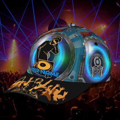 3D Classic Cap Dj Personalized Name Cap 190 Lasfour CA1136