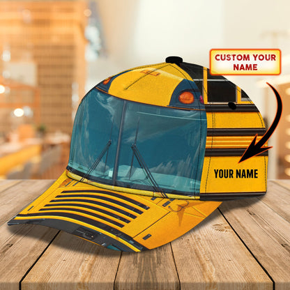 3D Classic Cap Personalized Classic Cap School Bus Lasfour CA0942