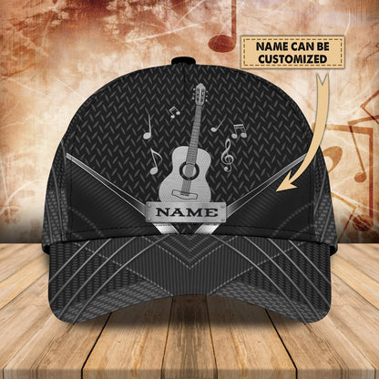3D Classic Cap Guitar 02 Personalized Name Cap Lasfour CA0671
