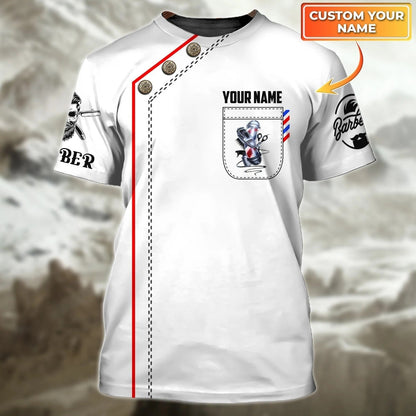 Personalized With Name 3D Full Printed Barber Shirt For Men, Don't Stop When I'm Tired, Barber Gifts TO0649