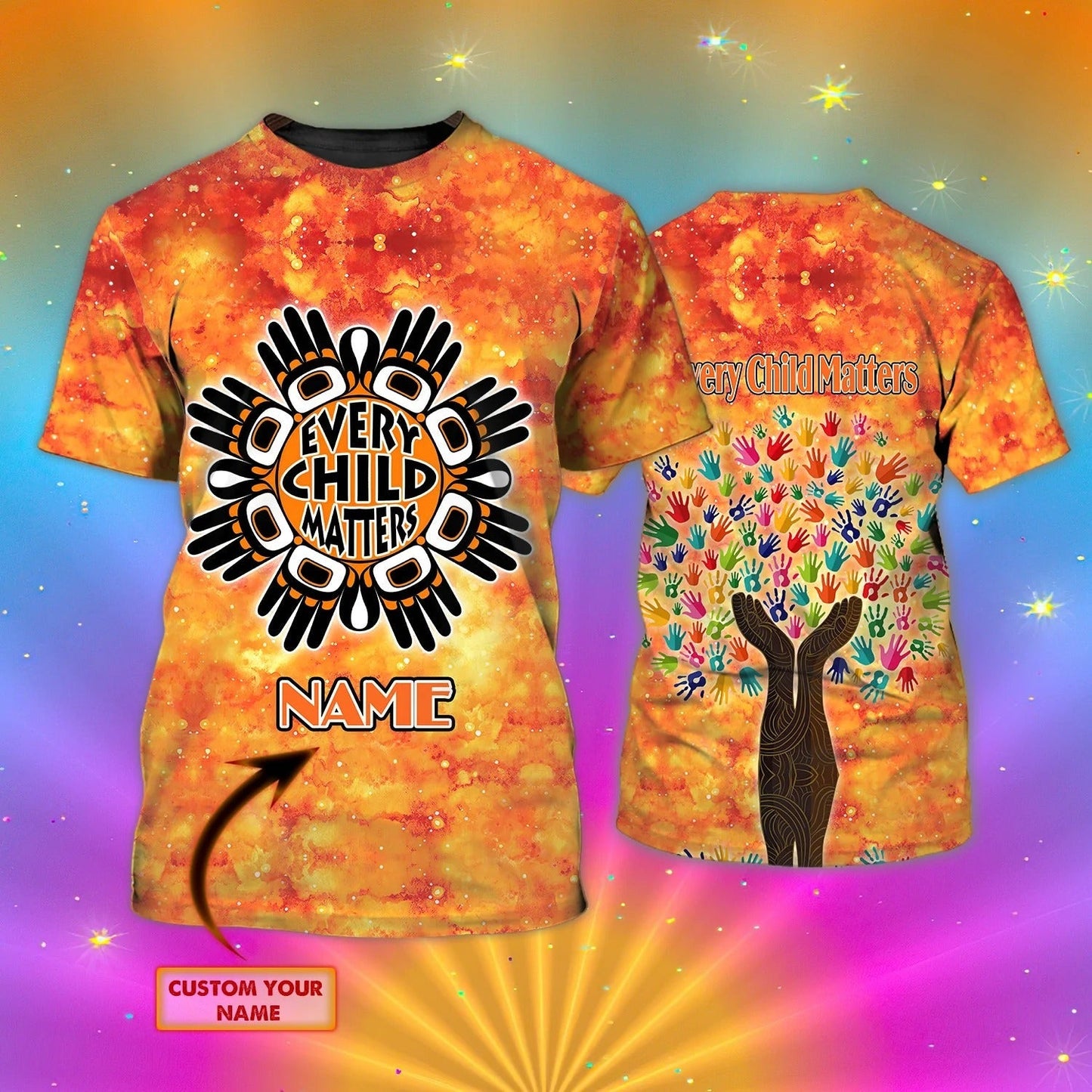 Custom Name Every Child Matters Shirt Teachers T Shirt TO1357