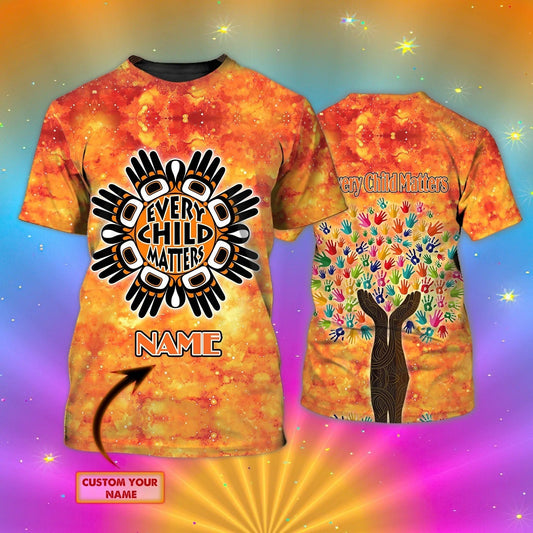 Custom Name Every Child Matters Shirt Teachers T Shirt TO1357