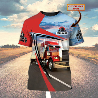 Personalized Cool Trucker T Shirt Men Women Oversize Shirt For Trucker Man Trucking Gift TO1698