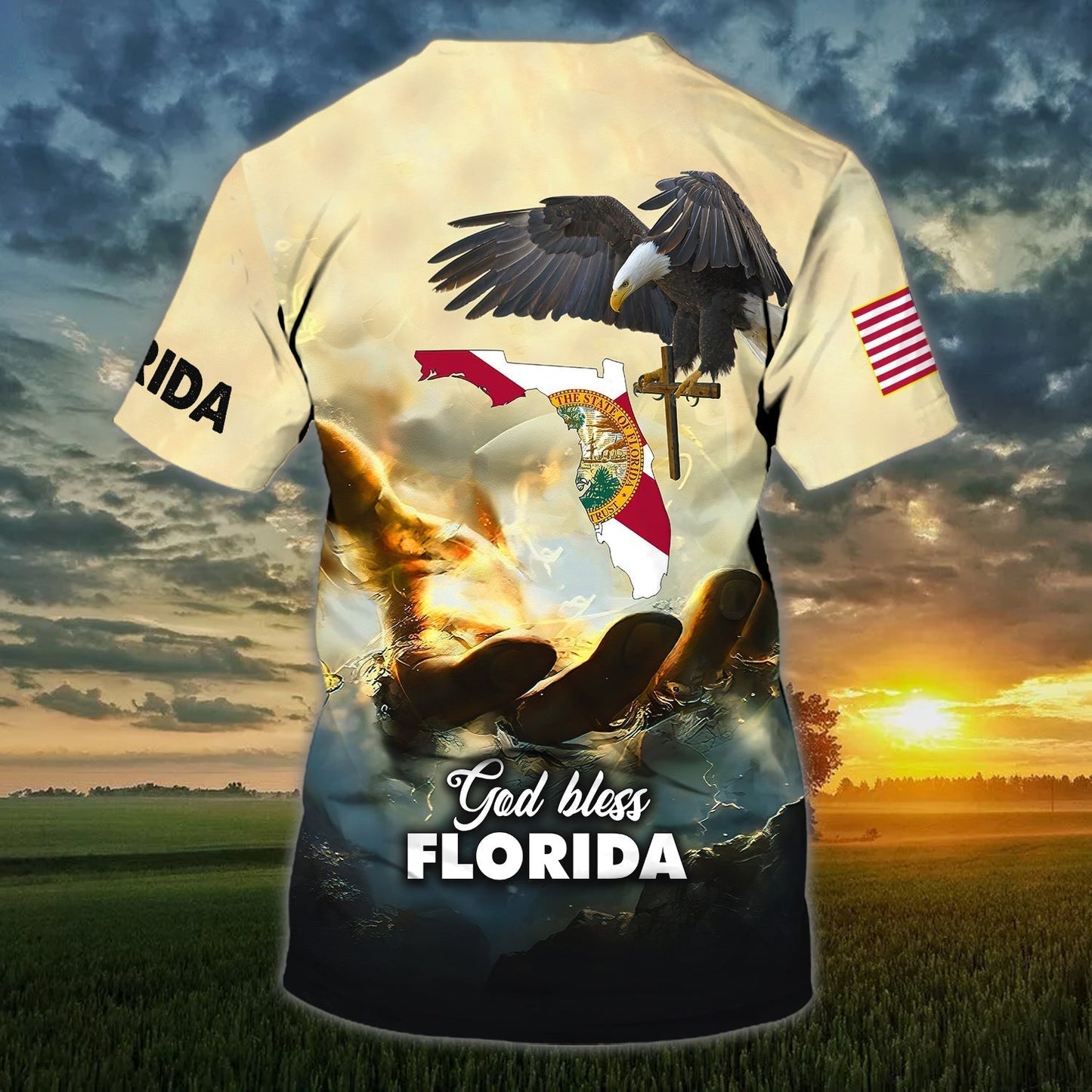 Custom God Bless Florida T Shirt Florida T Shirt Gift For Christian Florida Shirt TO1442