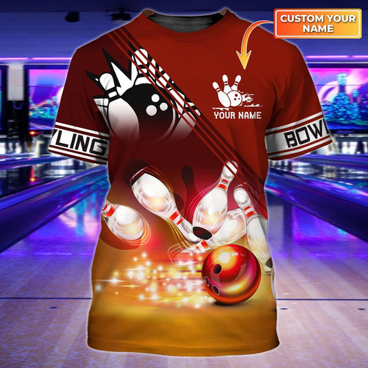 Personalized 3D All Over Printed Bowling Shirt For Men, Bowling Shirt, Custom Bowling Shirt, Bowling Lover Gift TO0741