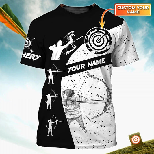 Personalized 3D Archery T Shirt Men Women Lasfour Unisex Archery Team Player Uniform TO1225