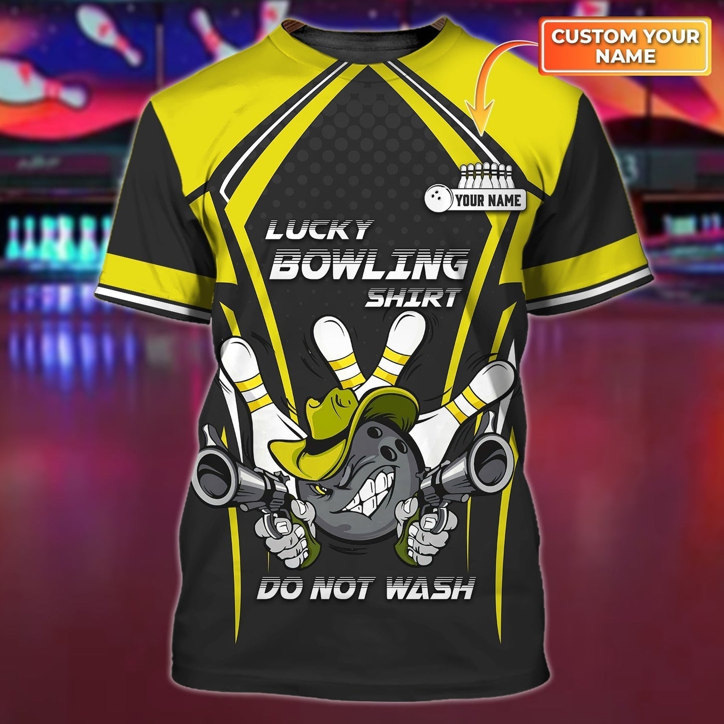 Personalized 3D Full Printed Bowling Shirts, Lucky Bowling Shirt, Gift For Bowling Lovers TO0754