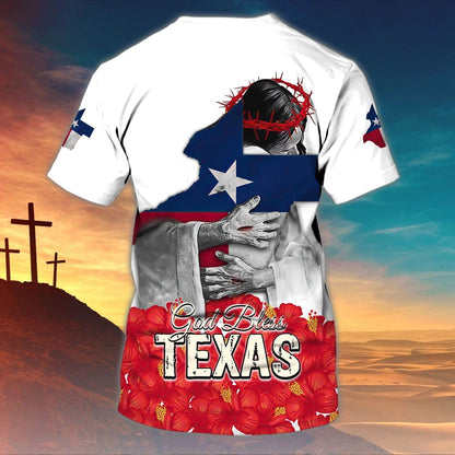 Personalized God Bless Texas T Shirt Texas T Shirt Gift For Christian T Shirt TO1447