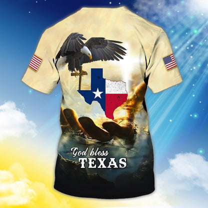 Custom God Bless Texas T Shirt Texas Shirt Gift For Christian T Shirt TO1455