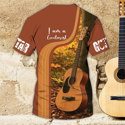 Personalized I Am A Guitarist 3D Over Print Shirt, Guitar Shirts TO0620