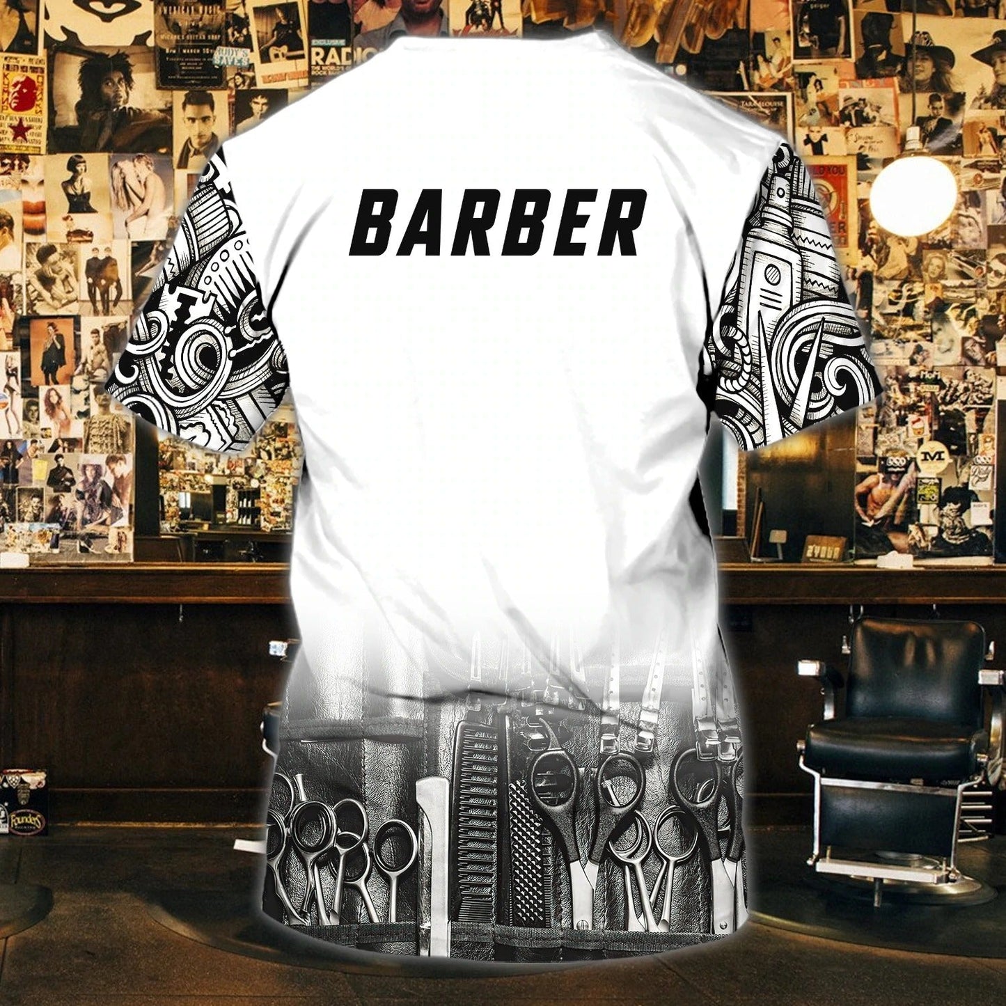 Personalized 3D All Over Print Barber Shirt, Present To A Professional Barber, Gift To A Barber Friend TO0659