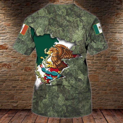 Customized 3D all over printed Mexican Shirt, Mexico T shirt, Mexican Shirts for Men and Women TO0829