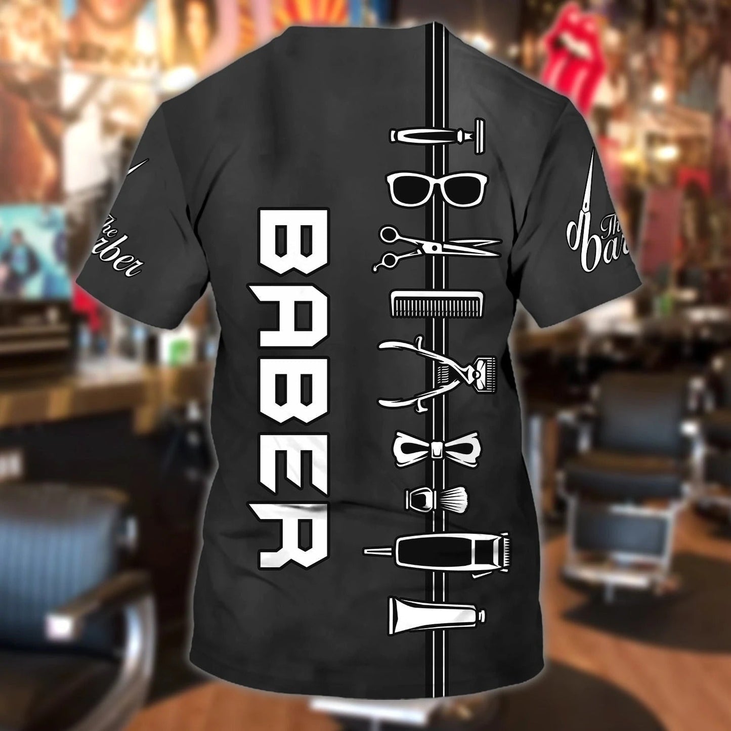 Customized 3D Sublimation Barber Shirts, Barber Gift For Her, Unisex 3D Barber Shirt, Cool Barber Gifts TO0655