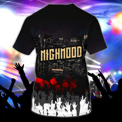 Black 3D Tshirt For Disc Jockey, Dj Man 3D All Over Print Shirts, Nonstop T Shirt, Gift To Dj Musican TO0047